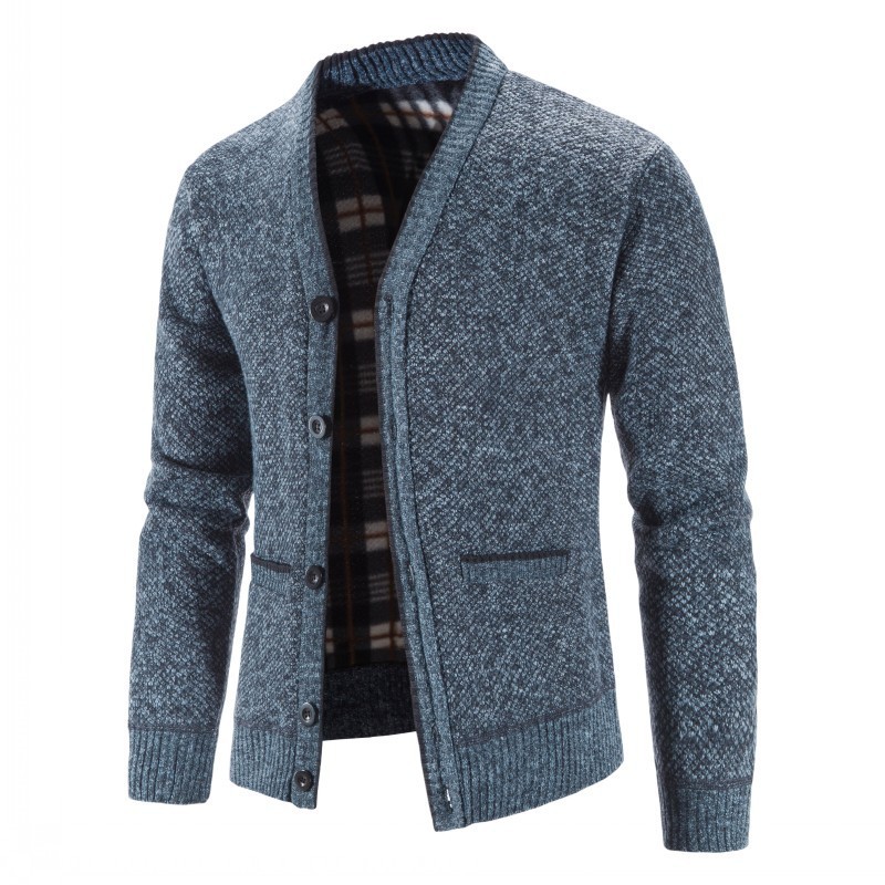 New Sweaters Coats Men Winter Thicker Knitted Cardigan Sweatercoats Slim Fit Mens Knit Warm Sweater Jackets Men Knit